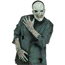 Fun World Zombie 3D Gloves with Arms Costume Accessory Adult Gloves
