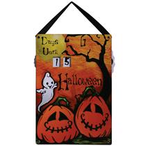 Friendly Ghost and Pumpkins Halloween Countdown Calendar Wall Decor Prop