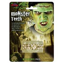 Frankenstein Monster Zombie Character Top and Bottom Teeth Costume Accessory