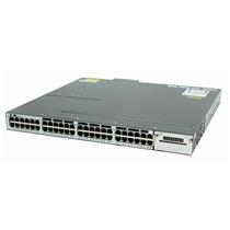 Cisco WS-C3750X-48PF-S Catalyst C3750X 48-Ports 10/100/1000 PoE+ with 1100W AC