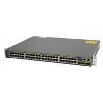 Cisco WS-C2960S-48FPS-L Catalyst 2960S 48-Port 10/100/1000 PoE+ 4 Gig SFP Switch