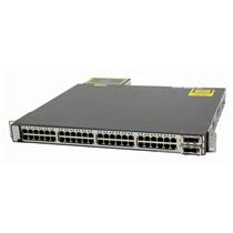 Cisco WS-C3750E-48PD-SF Catalyst 48 port 10/100/1000 PoE 2 X2 10 Gig Port Switch