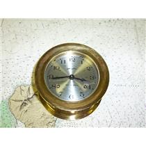 Boaters Resale Shop of TX 1611 1724.04 AIRGUIDE SHIPS BELL CLOCK WITH 4" FACE