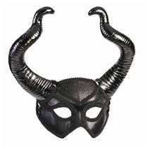 Faun Mythical Creature Gothic Horned Venetian Mask