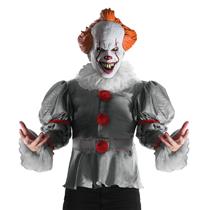 IT the Movie 2017 Version Deluxe Pennywise Clown Adult Costume with Mask Size XL