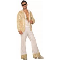 1970's Mens Costume Wide Leg Pleated White Pants X-Large