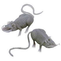 Creepy Gray Rubber Mouse Prank Rat Lot - Mice Lot of 12 MICE