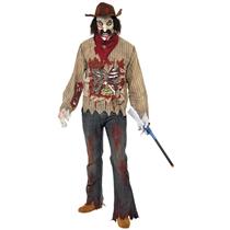 Zombie Cowboy Adult Costume Size Medium