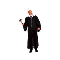 The Judge or Graduation Gown Adult Costume Black Robe