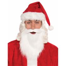 Simply Santa White Beard and Mustache Christmas Costume Santa Claus Accessory
