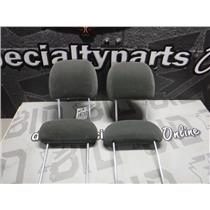 2001 - 2004 CHEVROLET GMC 2500 3500 EXTENDED CAB SEAT HEAD RESTS (CLOTH) GREY