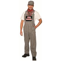 Train Engineer Overalls Costume for Adults