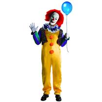 IT the Movie: Deluxe Pennywise Adult Costume with Mask XS