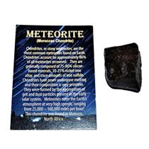 MOROCCAN Stony METEORITE Chondrite Genuine 70.7 grams w/color card #14637 6o