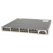 Cisco WS-C3750X-48P-S Catalyst 3750X 48-Port 10/100/1000 PoE+ C3KX-NM-10G Switch