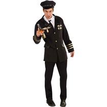 Classic Pilot Flight Captain Costume XL