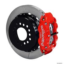 Wilwood Rear Disc Big Brake Kit Chevy Special w/ 2.81" Offset Plain 13" Red