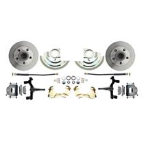 F/X Body Front Disc Brake Wheel Kit Standard Rotor Raw Caliper 2" Drop