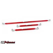 UMI Performance 201723-R GM F-Body Double Adjustable Panhard Bar & Lower Control Arm Kit - Red