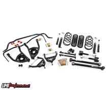 1968-72 Chevelle UMI Suspension Kit Handling Package 1" Drop Black Stage 3