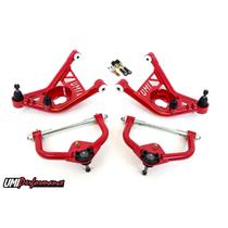 70-81 Camaro Front Upper Lower Control Arms Delrin Adjustable Tall Ball Joints