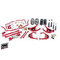 1967 Chevelle Suspension Kit UMI Performance 2" Drop Coilovers Stage 3.5 Red