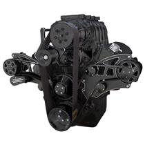 Black Diamond Serpentine System for 396, 427 & 454 Supercharger - AC & Alternator - All Inclusive