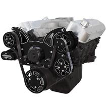Black Diamond Serpentine System Big Block Chevy - AC, Power Steering & Alternator & EWP