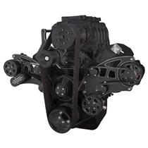 Black Diamond Serpentine System for Big Block Chevy Supercharger - AC, Power Steering & Alternator