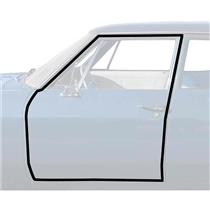 OER 1965-66 Impala, Full-Size Door Frame Weatherstrip, 2 Door Sedan, Pair K428