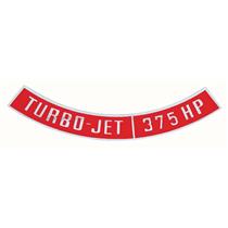 OER OERDie-Cast Turbo-Jet 375 HP Air Cleaner Emblem 3874912