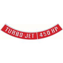 OER OERDie-Cast Turbo-Jet 450 HP Air Cleaner Emblem 3874915