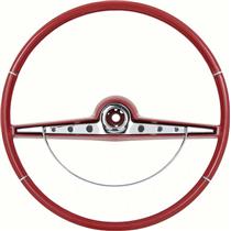 OER 1963 Impala Steering Wheel with Horn Ring ; Standard, SS ; Red 5730129