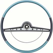 OER 1963 Impala Steering Wheel with Horn Ring ; Standard and SS ; Two Tone Blue 5730130