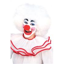 Rubie's White Clown Curly Afro Costume Wig