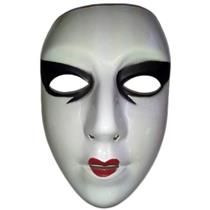 Cesar Painted White Female Semi-Rigid Plastic Face Mask