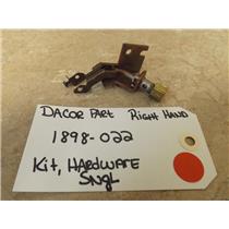 DACOR PART STOVE 1898-022 SINGLE RIGHT HAND PILOT ASSY.#71