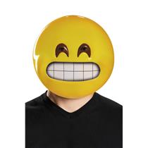 Grin Smiley Face Emoticon Emoji Adult Mask