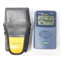Fluke NetTool 10/100 Inline Network Connectivity Tester with Case