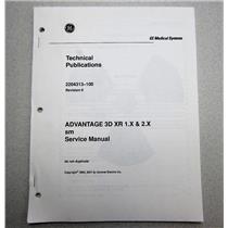 GE Medical 2204313-100 Advantage 3D XR 1.X & 2.X Service Manual