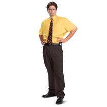 The Office Official Dwight Shirt Deluxe Adult Costume XXL 50-52