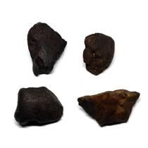 Chondrite MOROCCAN Stony METEORITE Lot of 4 Genuine 101.0 grams w/COA  #16592 6o
