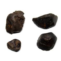 Chondrite MOROCCAN Stony METEORITE Lot of 4 Genuine 73.4 grams w/COA  #16599 3o
