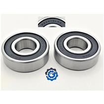 6208-2RSNR NEW SET of 2 Sealed Radial Ball Bearing with Snap Ring 40x80x18 mm