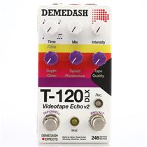 Demedash T-120 DLX Videotape Echo V2 Delay Effect Pedal #45589