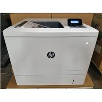 HP COLOR LASERJET M553DN PRINTER LIGHTLY USED 171 PRINTOUTS WITH FULL HP TONERS