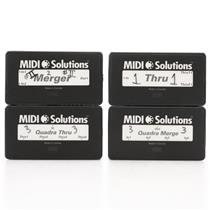 MIDI Solutions Quarda Merge & Quadra Thru MIDI Merger & Thru Boxes #45970