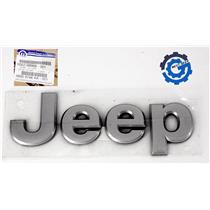 68223746AA New OEM Mopar Hood Nameplate Chrome "Jeep"  2014-2022 Grand Cherokee