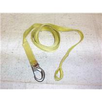 Boaters’ Resale Shop of TX 2202 0757.01 SIX FOOT SAFETY TETHER w/ PUSH CLIP HOOK