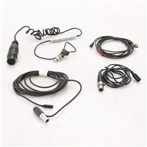 Sennheiser MKE 2-4 Lavalier Lapel Microphone w/ 3 Lav Mics & XLR Adapter #47069